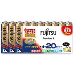 富士通(FUJITSU) LR03PS 20S プレミアムS アルカリ乾電池 単4形 20個パック