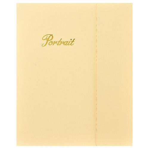 ハクバ(HAKUBA) M712F-6T クリーム 普通台紙 No.712 6切サイズ 1面 タテ