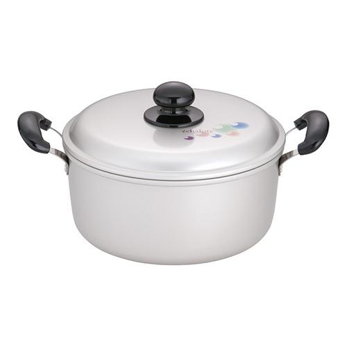 北陸アルミニウム ALY8704 アルマイト エシャロット 両手鍋 24cm