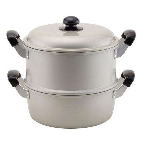 北陸アルミニウム アルマイト ゆうげ紀行 蒸し器セット 30cm