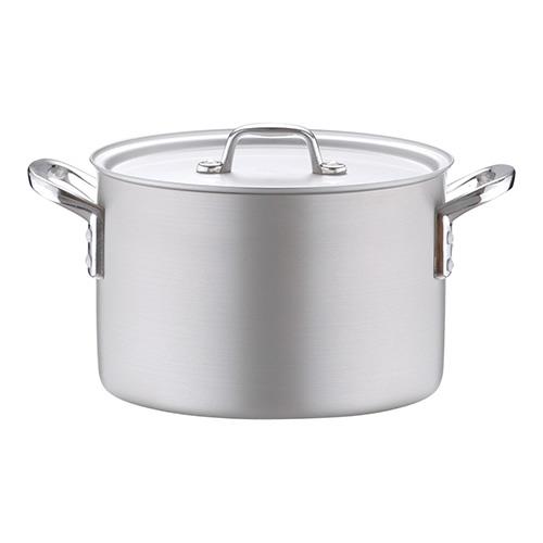 北陸アルミニウム AHV6124 アルミ プロセレクト 半寸胴鍋 目盛付 24cm