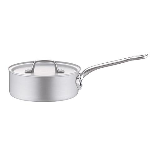 北陸アルミニウム AKT8118 アルミ プロセレクト浅型片手鍋 目盛付 18cm