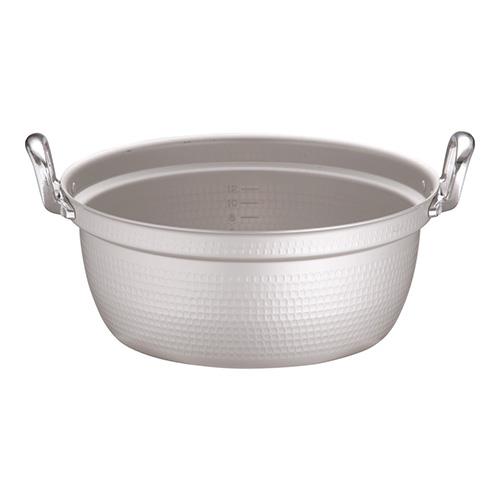 北陸アルミニウム HP16-RM427 マイスター アルミ極厚円付鍋 目盛付 42cm