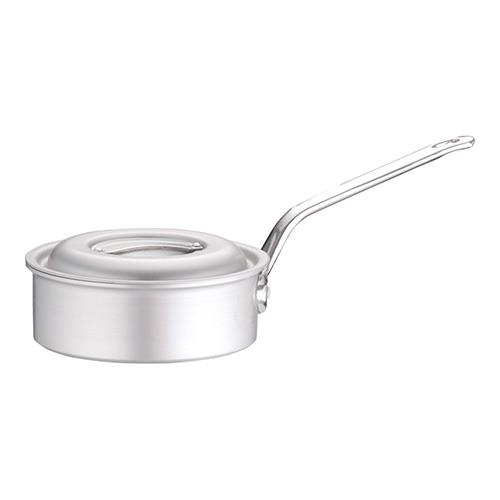 北陸アルミニウム HP09-KS187 アルミ マイスター片手浅型鍋 18cm