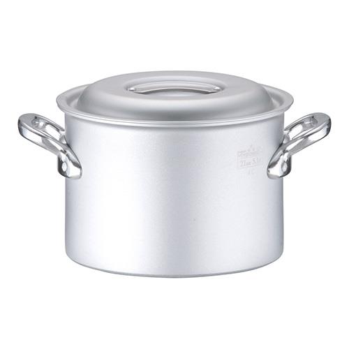 北陸アルミニウム AHV9202 業務用マイスターIH 半寸胴鍋 21cm