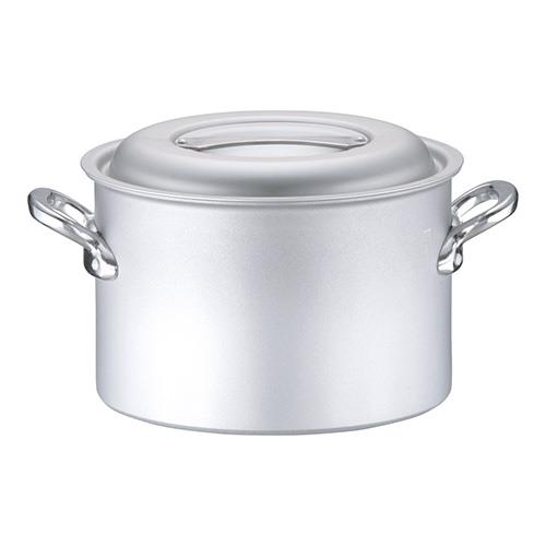 北陸アルミニウム AHV9204 業務用マイスターIH 半寸胴鍋 27cm