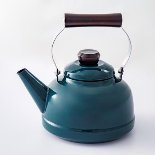 富士ホーロー 富士ホーロー 匠 2.3Lケトル 鉄緑 やかん・ケトル(琺瑯)