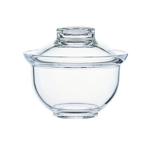 ハリオ(HARIO) HARIO ガラスのある生活 ガラスの丼鉢 600ml どんぶり クリア 鉢 ガラス 食器 蓋付き 丼 耐熱ガラス 電子レンジ使用可