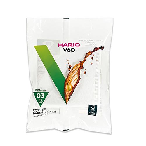 ハリオ(HARIO) V60用ペーパーフィルター03W 100枚入り VCF-03-100W