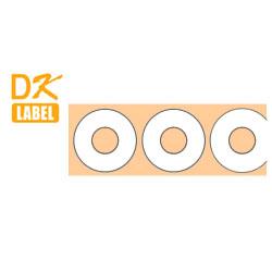 ブラザー(brother) DK-1207 DKプレカットラベル CD/DVD フィルムラベル 58mm x 58mm 円形
