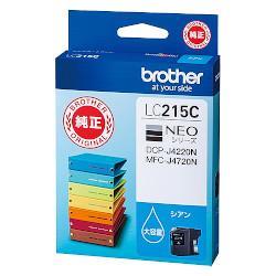 ブラザー(brother) LC215C 純正 インクカートリッジ シアン 大容量