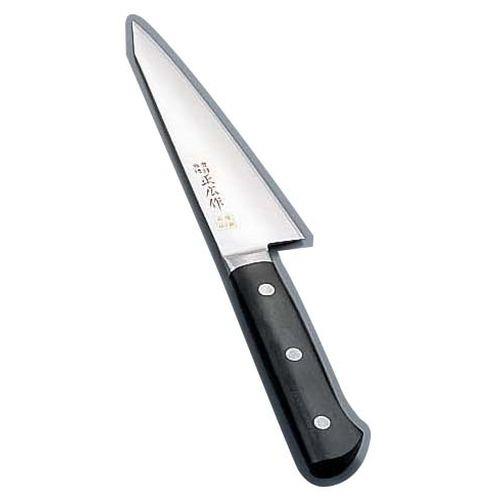 マサヒロ 正広作 MV鋼本焼 骨スキ 角 片刃 14806 15cm