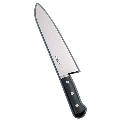 マサヒロ 正広作 MV鋼本焼 牛刀 両刃 14810 18cm