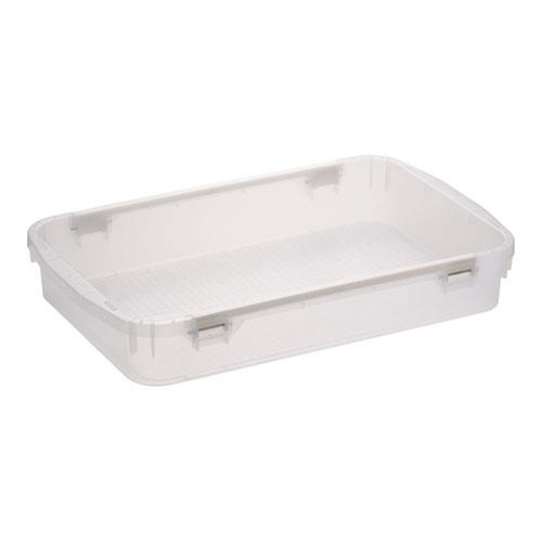 矢崎化工 SY-28 クリアー 食器ポリテナー 浅型