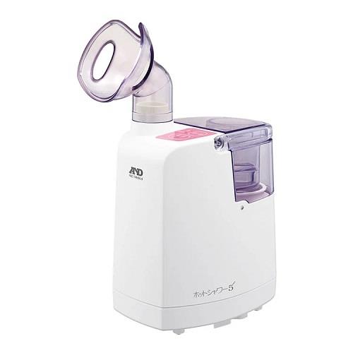 【長期保証付】A&D(エー・アンド・デイ) UN-135-P ピンク 超音波温熱吸入器