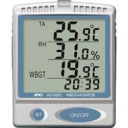 A＆D(エー・アンド・デイ) AD-5693 壁掛･卓上型 熱中症指数モニター