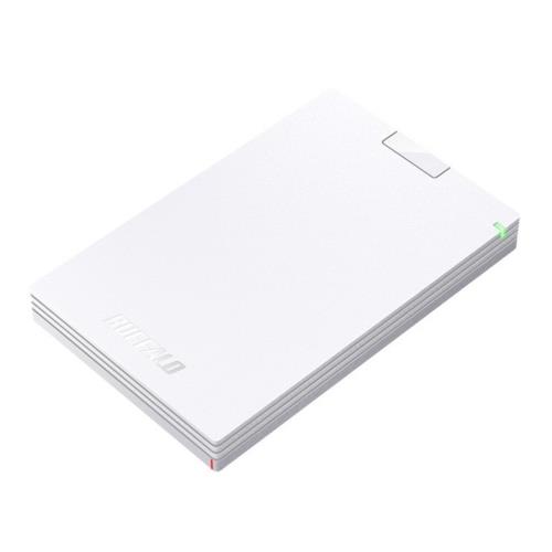 バッファロー(BUFFALO) HD-PCG1.0U3-BWA ホワイト ポータブルHDD 1TB USB3.1 Gen1 /3.0/2.0接続