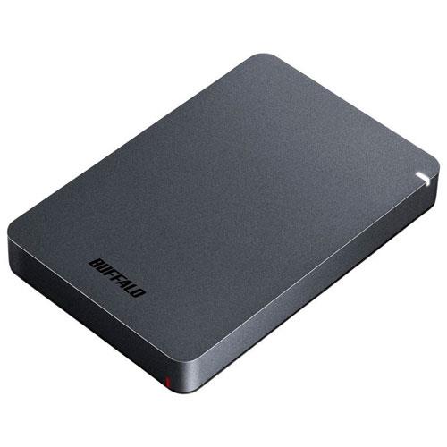 バッファロー(BUFFALO) HD-PGF2.0U3-BBKA ブラック ポータブルHDD 2TB USB3.1 Gen1 /3.0/2.0接続 耐衝撃