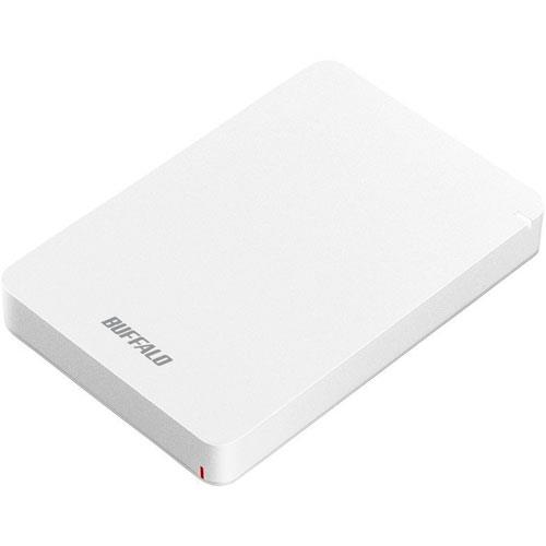 バッファロー(BUFFALO) HD-PGF2.0U3-BWHA ホワイト ポータブルHDD 2TB USB3.1 Gen1 /3.0/2.0接続 耐衝撃