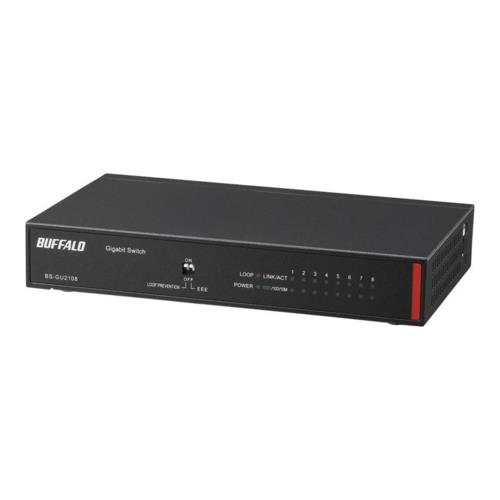 バッファロー(BUFFALO) BS-GU2108 Giga対応 Layer2 アンマネージスイッチ 8ポート