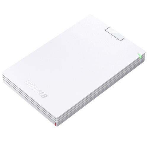 バッファロー(BUFFALO) HD-PGAC1U3-WA ホワイト USB Type-C & USB Type-A ケーブル付属 ポータブルHDD 1TB