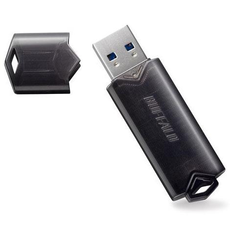 バッファロー(BUFFALO) RUF3-YUF128GA-BK ブラック USB3.2メモリ 128GB