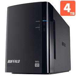 バッファロー(BUFFALO) HD-WL4TU3/R1J 外付HDD 4TB USB3.0接続 RAID対応 2ドライブ