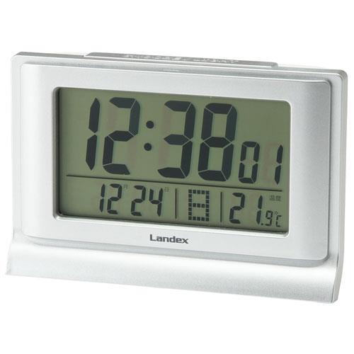 芳国産業 YT5261SV シルバー クォーツ目覚まし時計 タイムオーシャン