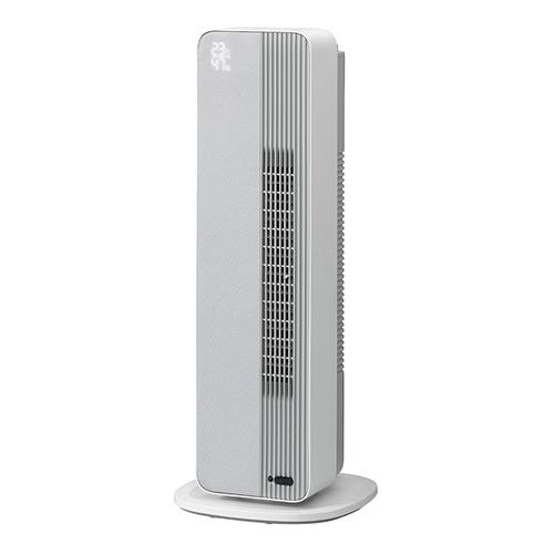 コイズミ(KOIZUMI) KHF12243/H ライトグレー ホット&クール 送付機能付きファンヒーター 人感センサー 熱中症アラート 送風16段階