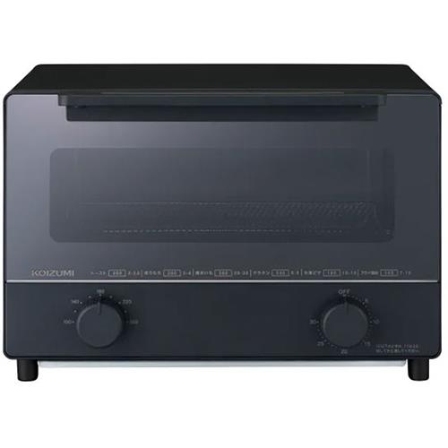 コイズミ(KOIZUMI) KOS-1301-K ブラック オーブントースター