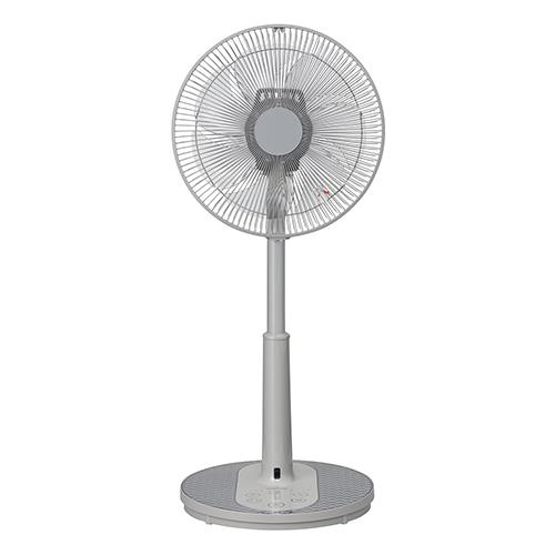コイズミ(KOIZUMI) KLF30254/H グレー リビング扇風機 風量3段階調節 左右首振り リモコン付属