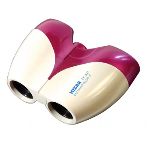 ミザールテック(MIZAR) FF-821P パールホワイト/ピンク コンパクトタイプ 双眼鏡