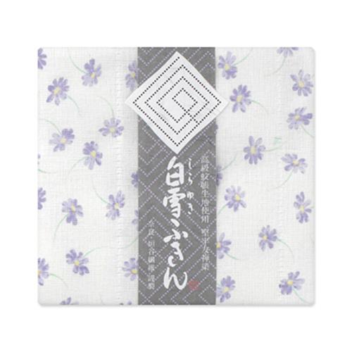 白雪ふきん(shirayuki) 白雪友禅ふきん 秋桜 パープル