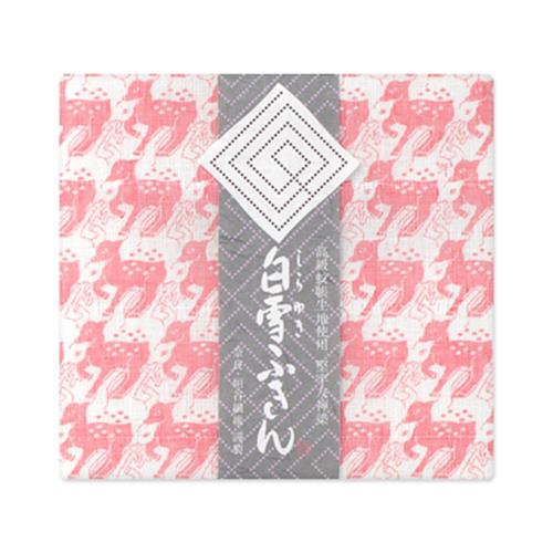 白雪ふきん(shirayuki) 白雪友禅ふきん 鹿 ラズベリー