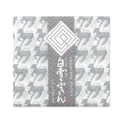 白雪ふきん(shirayuki) 白雪友禅ふきん 鹿 シルバー