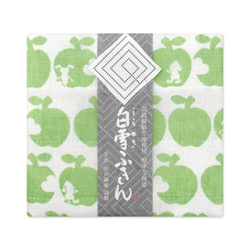 白雪ふきん(shirayuki) 白雪友禅ふきん 白雪姫 ポムグリーン