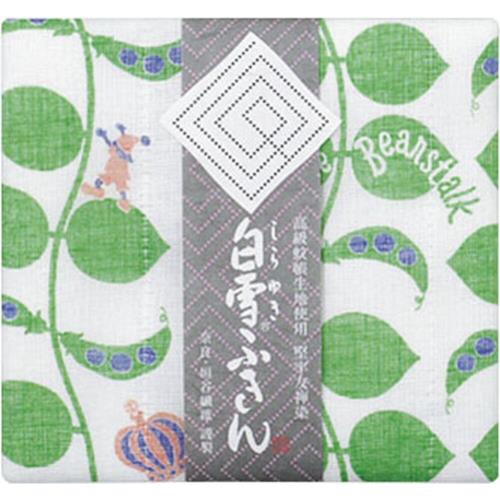 白雪ふきん(shirayuki) 白雪ふきん 白雪友禅ふきん ジャックと豆の木 グリーン