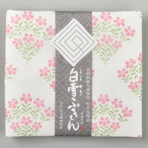 白雪ふきん(shirayuki) 白雪ふきん 白雪友禅ふきん なでしこ ピンク