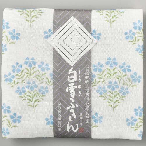 白雪ふきん(shirayuki) 白雪ふきん 白雪友禅ふきん なでしこ ブルー