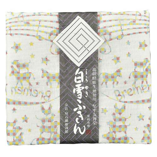 白雪ふきん(shirayuki) 白雪ふきん 白雪友禅ふきん ブレーメンの音楽隊 クリーム