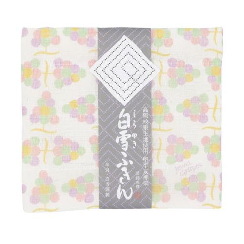 白雪ふきん(shirayuki) 白雪ふきん 白雪友禅ふきん 葡萄
