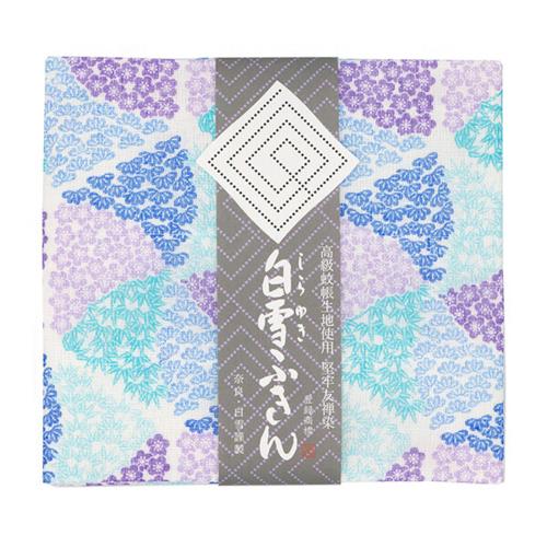 白雪ふきん(shirayuki) 白雪ふきん 白雪友禅ふきん 松竹梅 ブルー