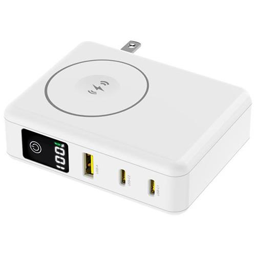 磁気研究所 HD2-MBACPD65W10TGWH ホワイト HIDISC PD65W 10000mAh モバイルバッテリー