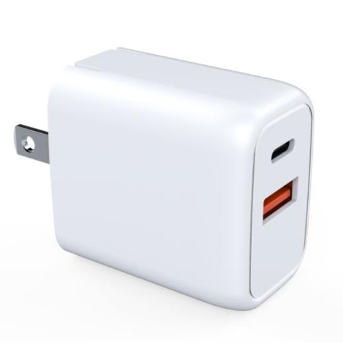 磁気研究所 HD-AC2P30WH ホワイト HIDISC 2台同時に急速充電できる PD30W対応 USB充電器