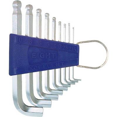 エイト TTR-2 六角棒スパナ テーパーヘッド 標準寸法 特短 単品