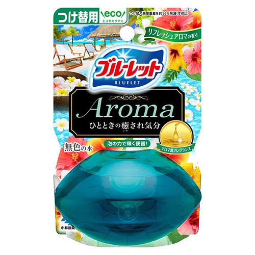 小林製薬 液体ブルーレットおくだけアロマ つけ替用 リフレッシュアロマ 70ml