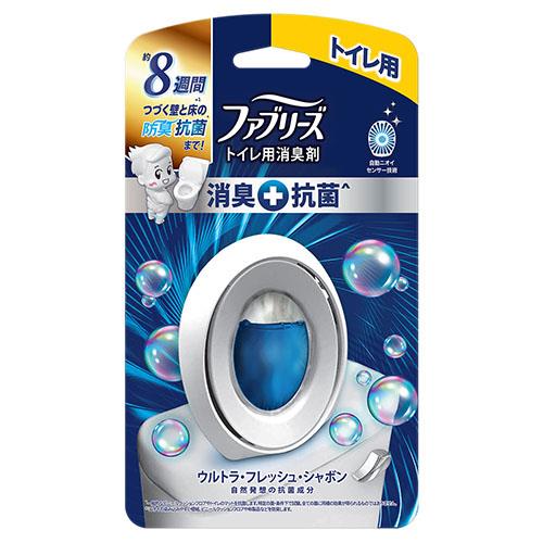 P&G ファブリーズ W消臭 トイレ用 消臭剤+抗菌 ウルトラ・フレッシュ・シャボン 6.3ml