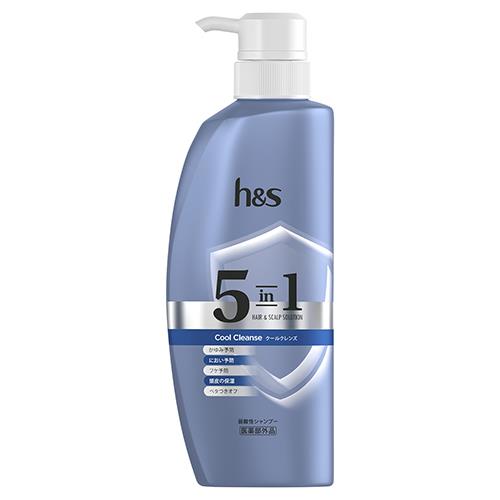P&G h&s 5in1 クールクレンズシャンプー ポンプ 340g