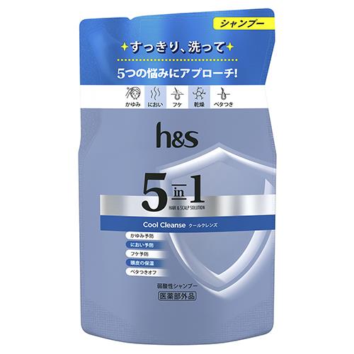 P&G h&s 5in1 クールクレンズシャンプー 詰替 290g