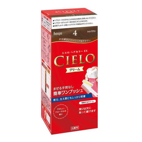 ホーユー シエロ ヘアカラーEX クリーム 4 ライトブラウン
